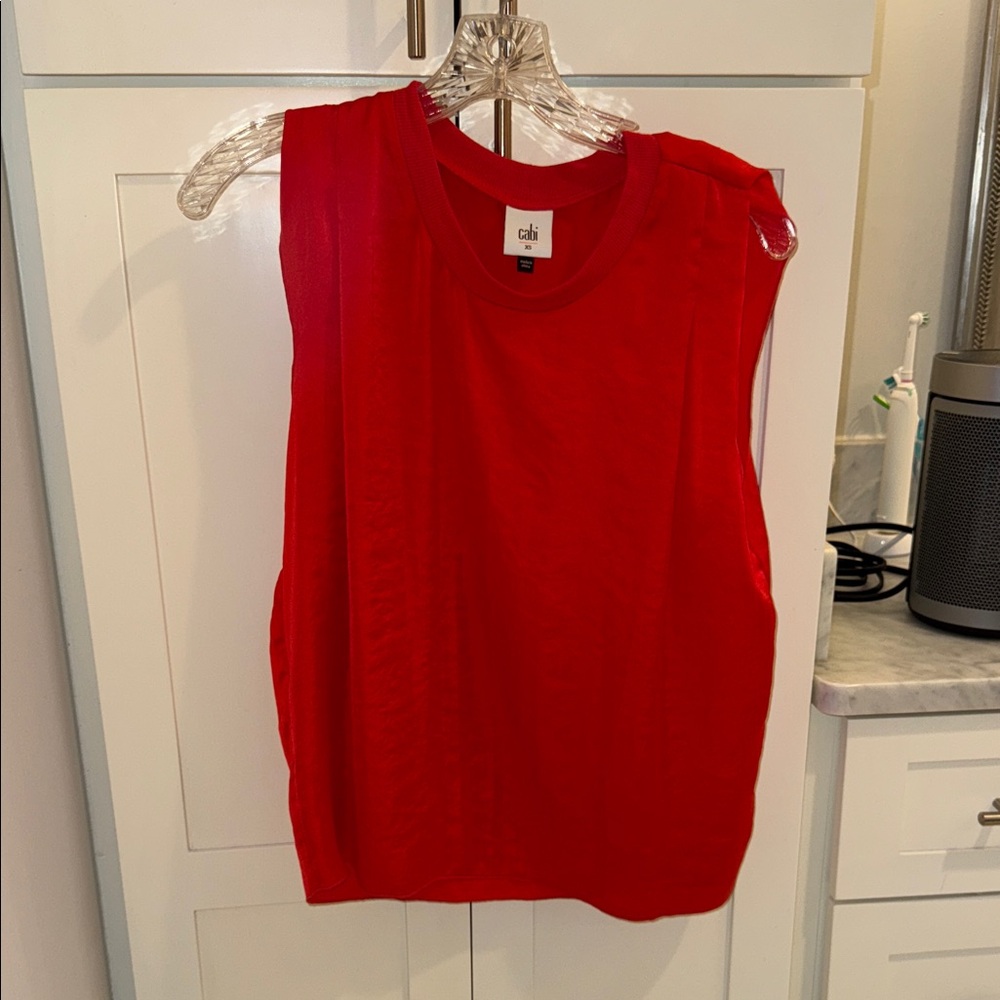 CAbi Vibrant Red Tank Top